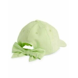 BP Women's Solid Bow Cap One size Green Hat Cotton BPAFE7SP21